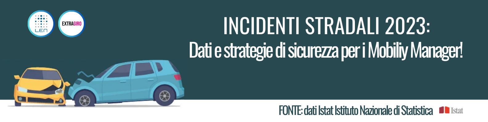 Incidenti stradali 2023 - dati e strategie per Mobility Manager